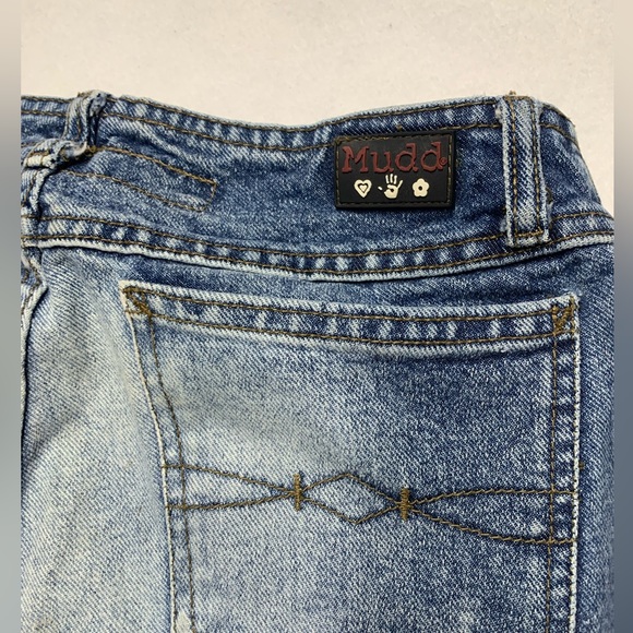 Y2K Mudd Extra Low Rise Capri Jeans Juniors Size 7 Hip Huggers - Picture 7 of 11